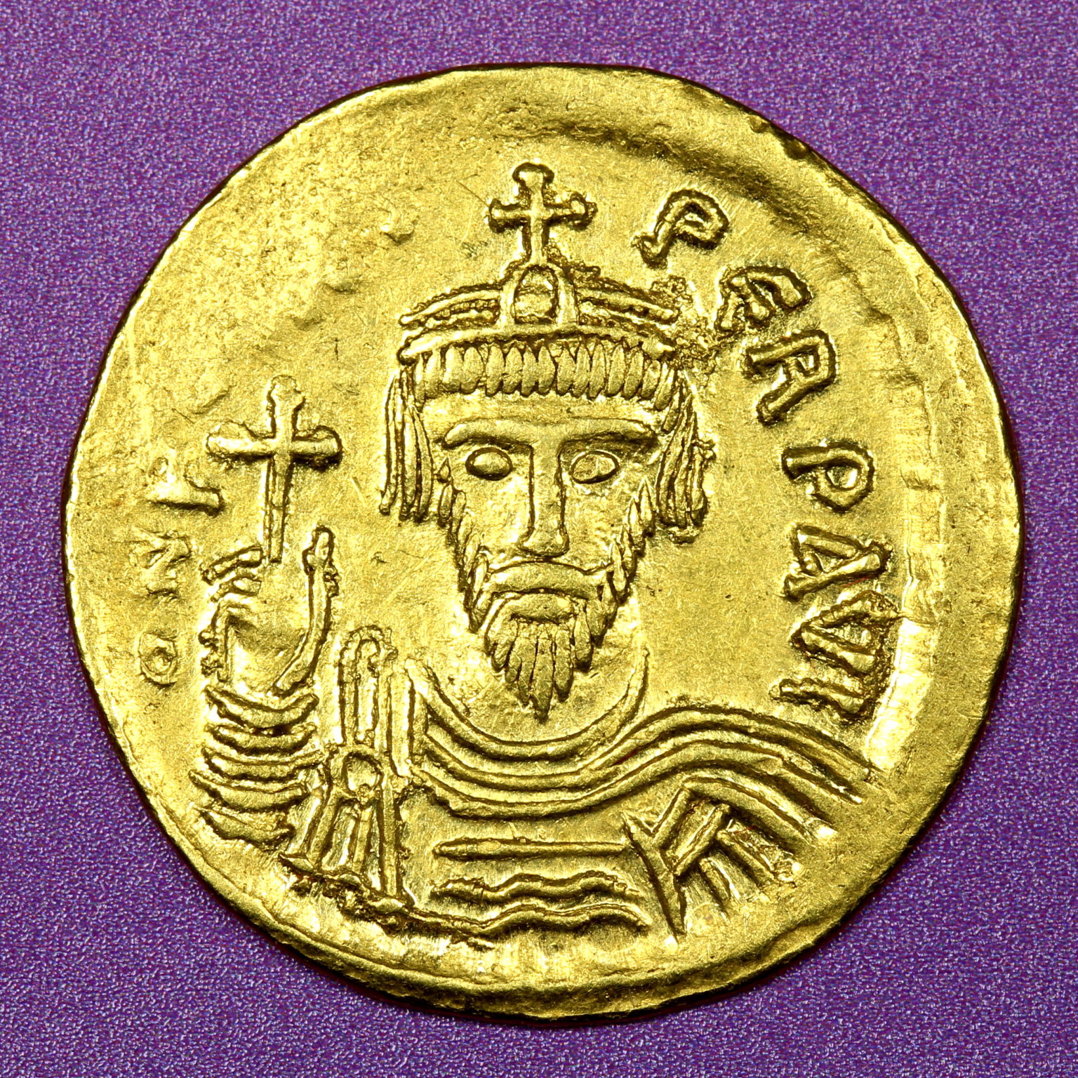 Byzantine Phocas AD 602 610 Gold Solidus Constantinople Silbury Coins