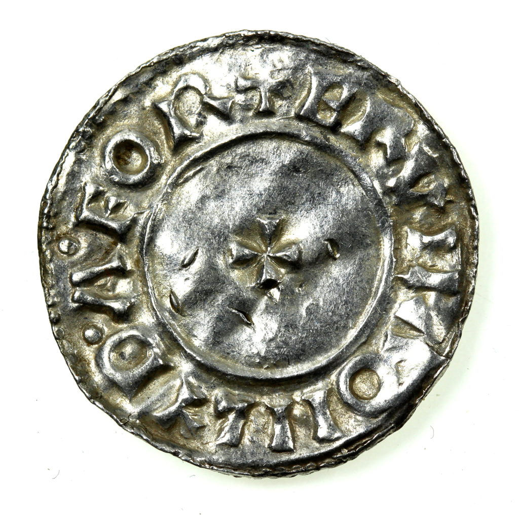 Aethelred II The Unready AD 978 1016 Silver Penny Last Small Cross Type