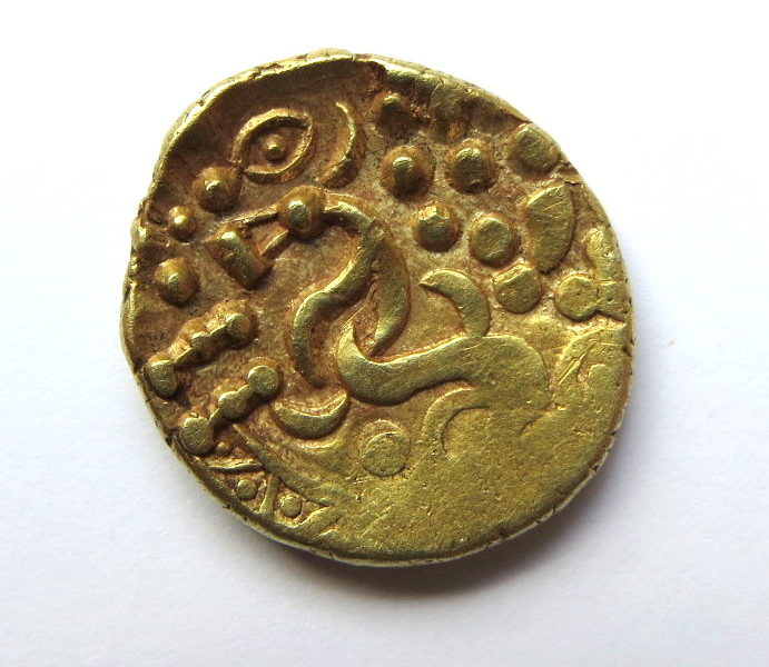 Celtic Gold Stater Corieltauvi North East Coast 70-55BC-6615