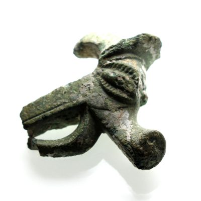 Iron Age Bull's Head Fitting : Silbury Coins