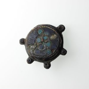 Anglo Saxon Cloisonné Brooch Enamelled & Glass Beads, 10th/11th Century AD-12549