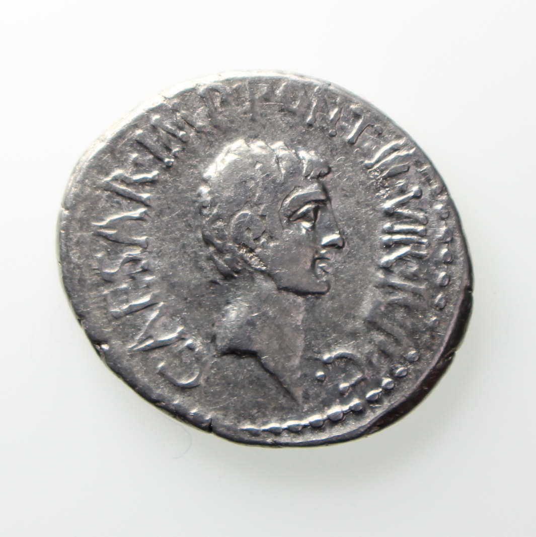 Mark Antony & Octavian Silver Denarius 41BC - Silbury Coins : Silbury Coins