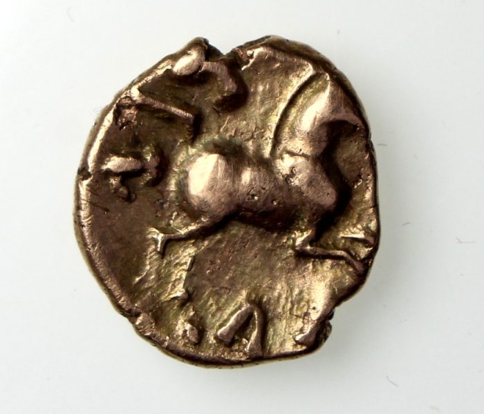 Catuvellauni Tasciovanus Gold Quarter Stater 25BC-25AD-13173