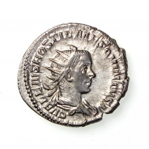 Hostilian Silver Antoninianus 251AD-14629