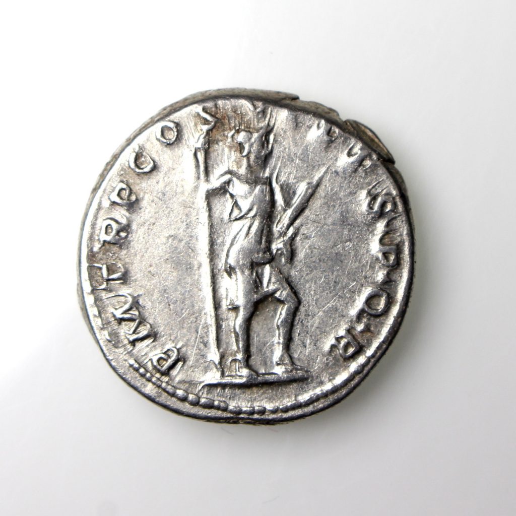 Trajan Silver Denarius 98-117AD scarce portrait : Silbury Coins