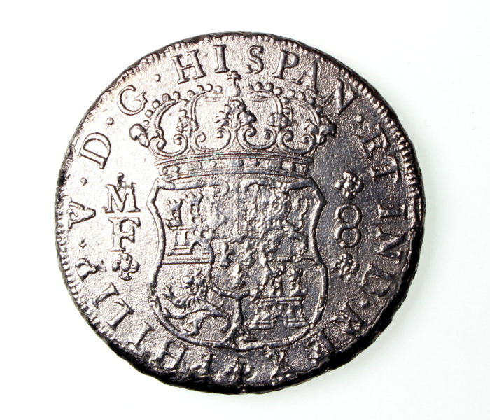 Shipwreck Coin - Spanish Silver Pillar Dollar (Piece Of Eight) From The ...