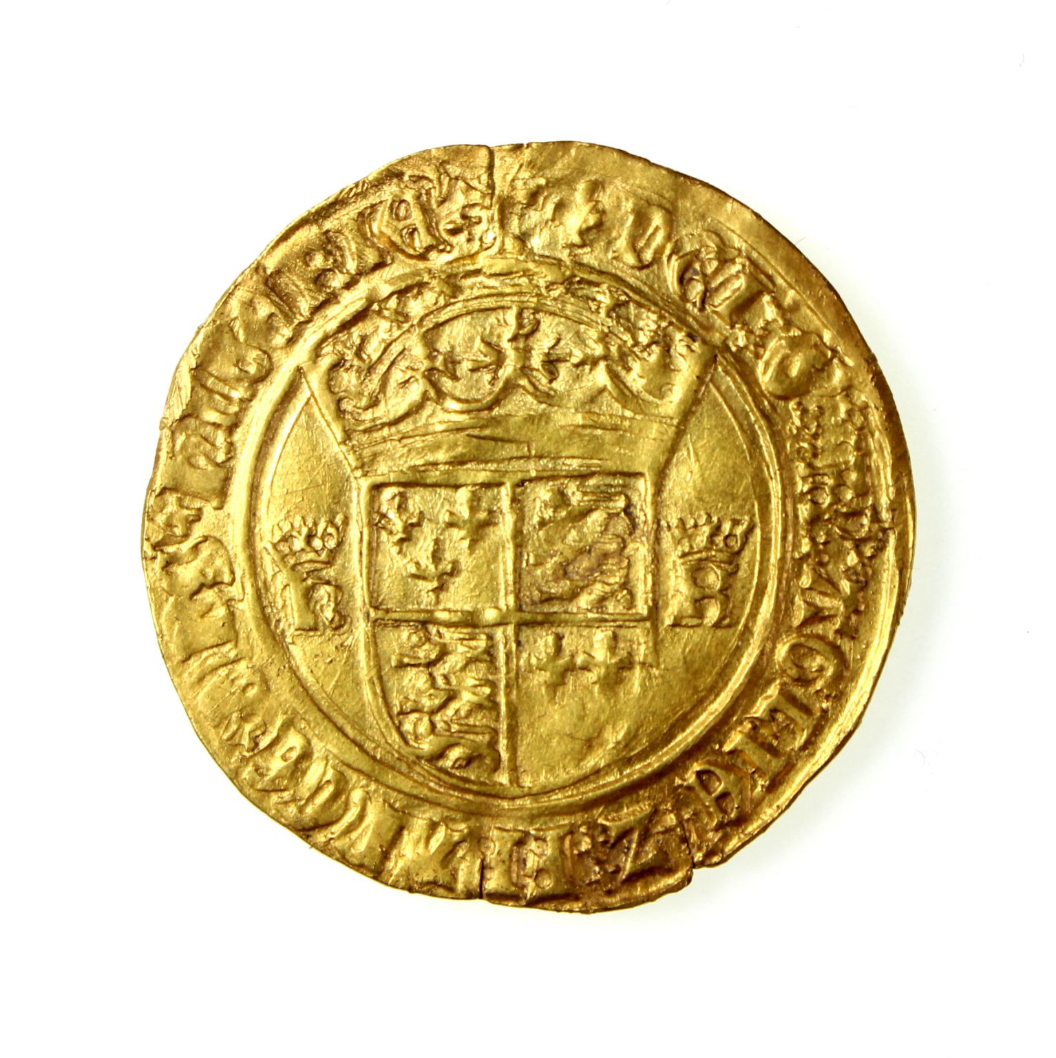 Henry VIII Gold Crown Of The Double Rose 1509-1547AD HK Both Sides ...