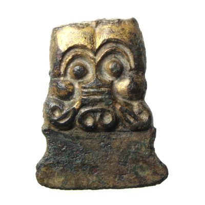 Anglo Saxon Gilded, Chip Carved Face Mask Mount - Wodan - Silbury Coins ...