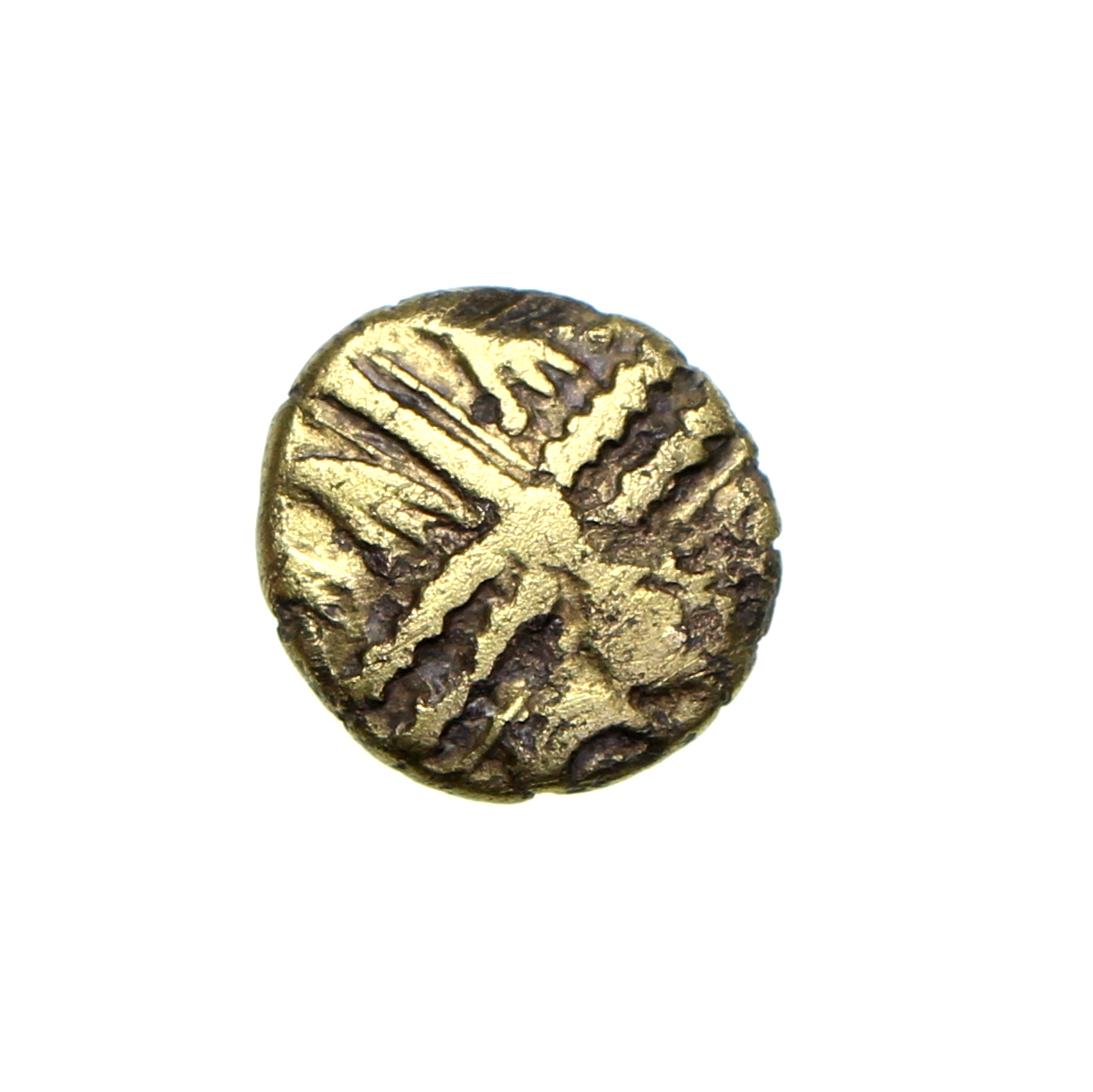 Belgae Gold Quarter Stater 1st Century BC Petersfield Wreath Face type ...