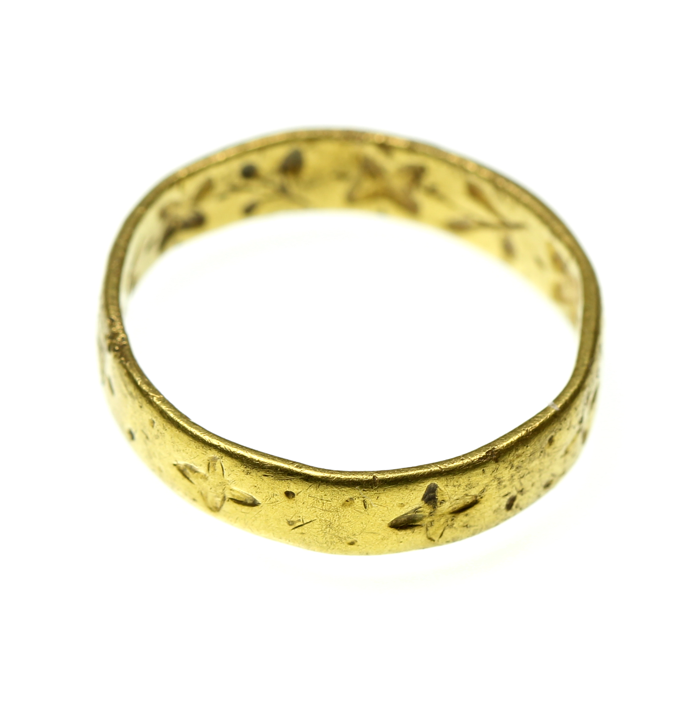 Post Medieval 17/18th Century Gold Finger Ring - Silbury Coins ...