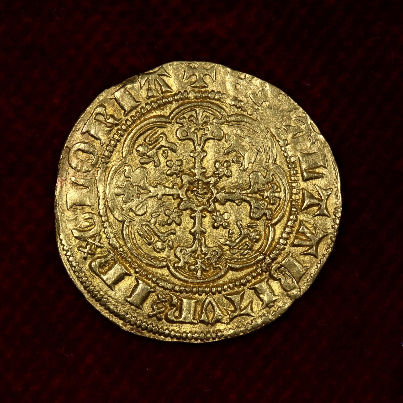 Edward III 1327-1377AD Gold Quarter Noble Pre-Treaty Period - Silbury ...