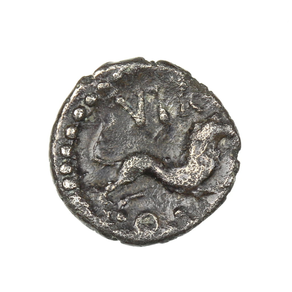 Atrebates Verica 25BC-10AD Silver Minim Verica Triadic, extremely rare ...