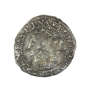 Elizabeth I 1558-1603AD Silver Penny Escallop 6th Issue 1584