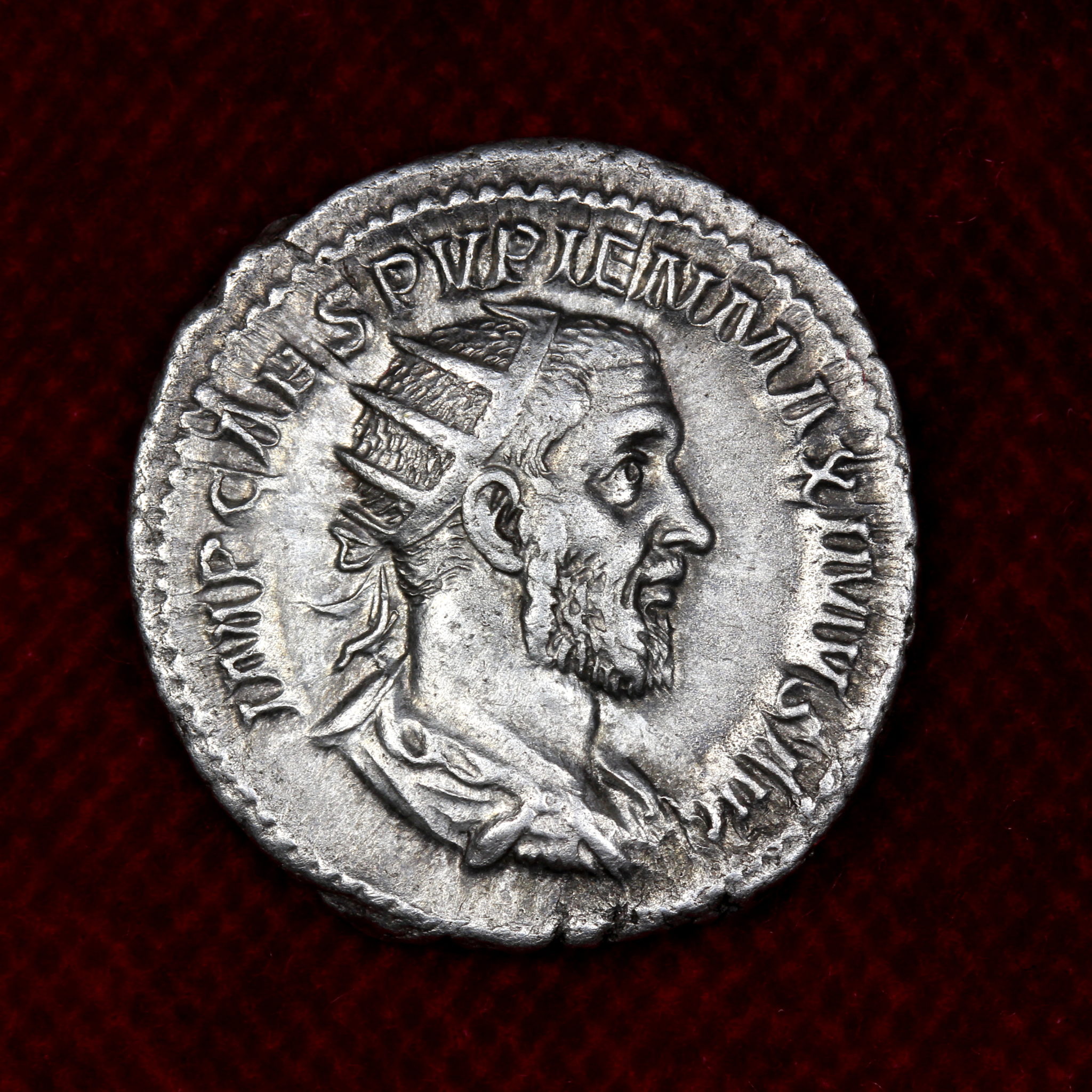 Pupienus 238AD Silver Antoninianus - Silbury Coins : Silbury Coins