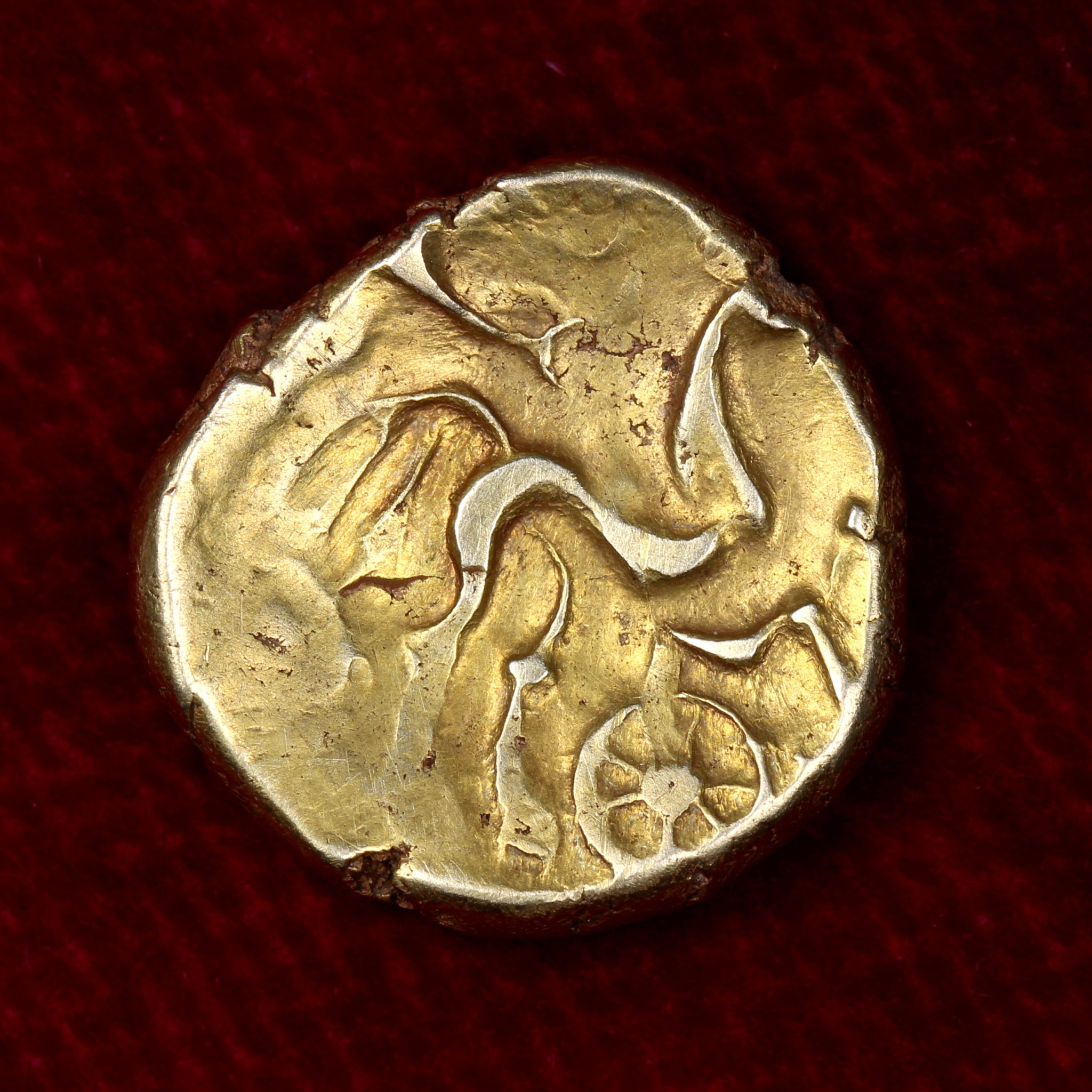 Regini & Atrebates 60-50BC Gold Stater Selsey Uniface - Silbury Coins ...