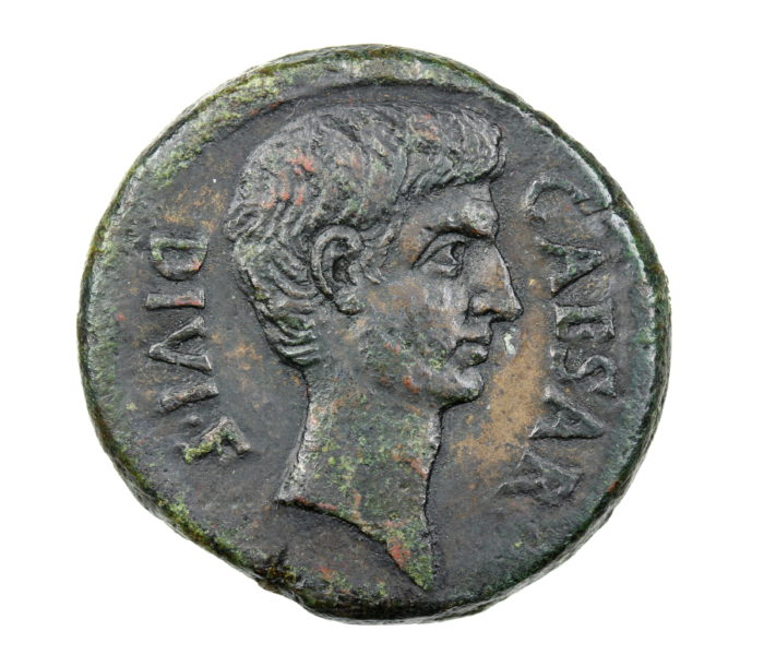 Octavian & Julius Caesar 38BC The Twelve Caesars Bronze Dupondius ...