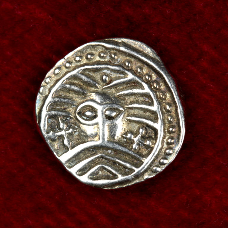 Anglo Saxon Continental Issues 695-740ad Silver Sceatta Series X Wodan 