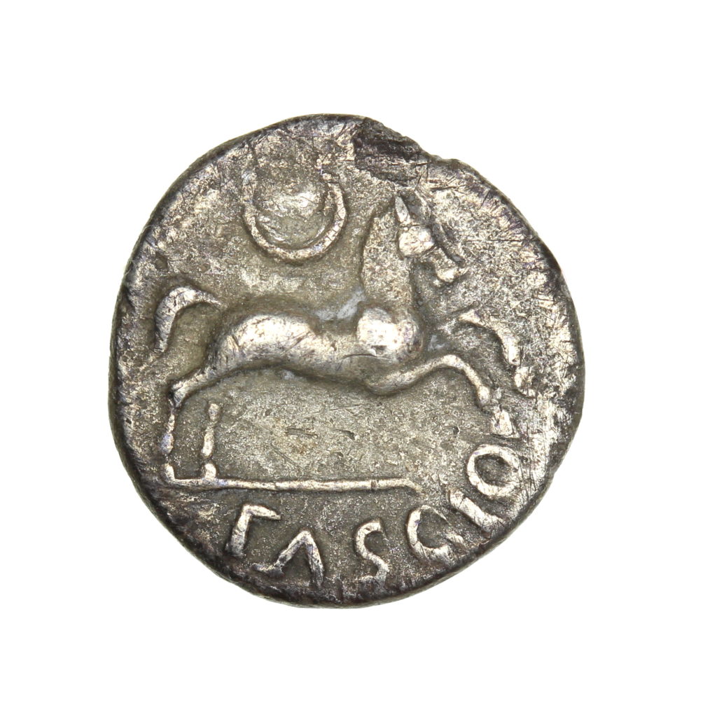 Catuvellauni Cunobelinus 8-41AD Silver Unit Cunobelinus, Very Rare ...