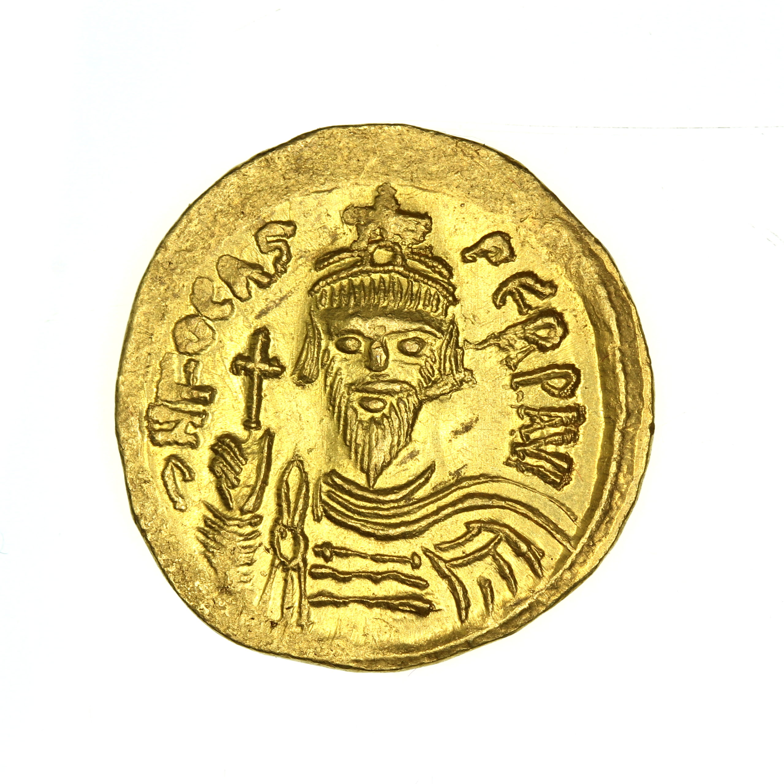 Byzantine Phocas AD 602-610 Gold Solidus - Silbury Coins : Silbury