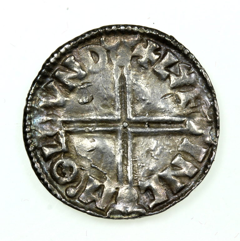 Aethelred Ii Ad 978-1016 Silver Penny Long Cross Type London - Silbury 