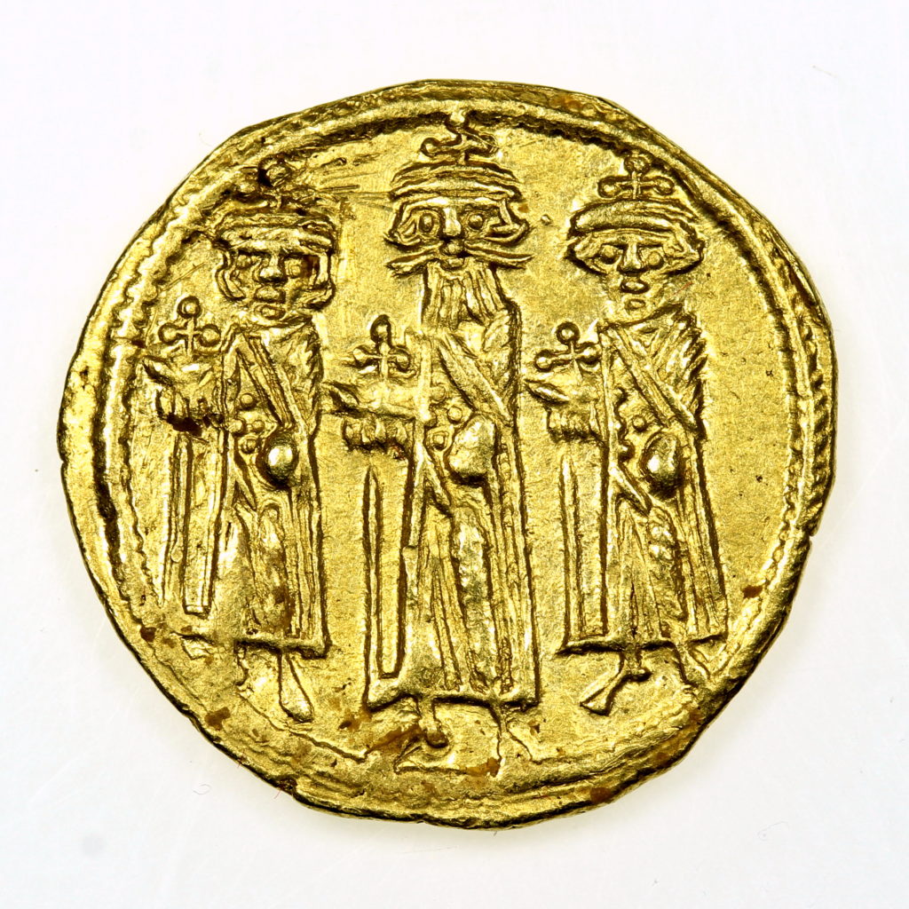 Byzantine Heraclius AD 610-641 Gold Solidus Constantinople - Silbury ...