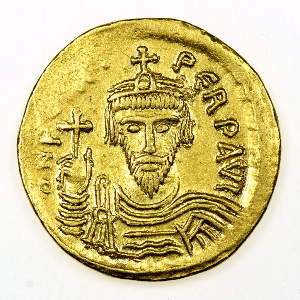 Byzantine Phocas AD 602-610 Gold Solidus Constantinople - Silbury Coins ...