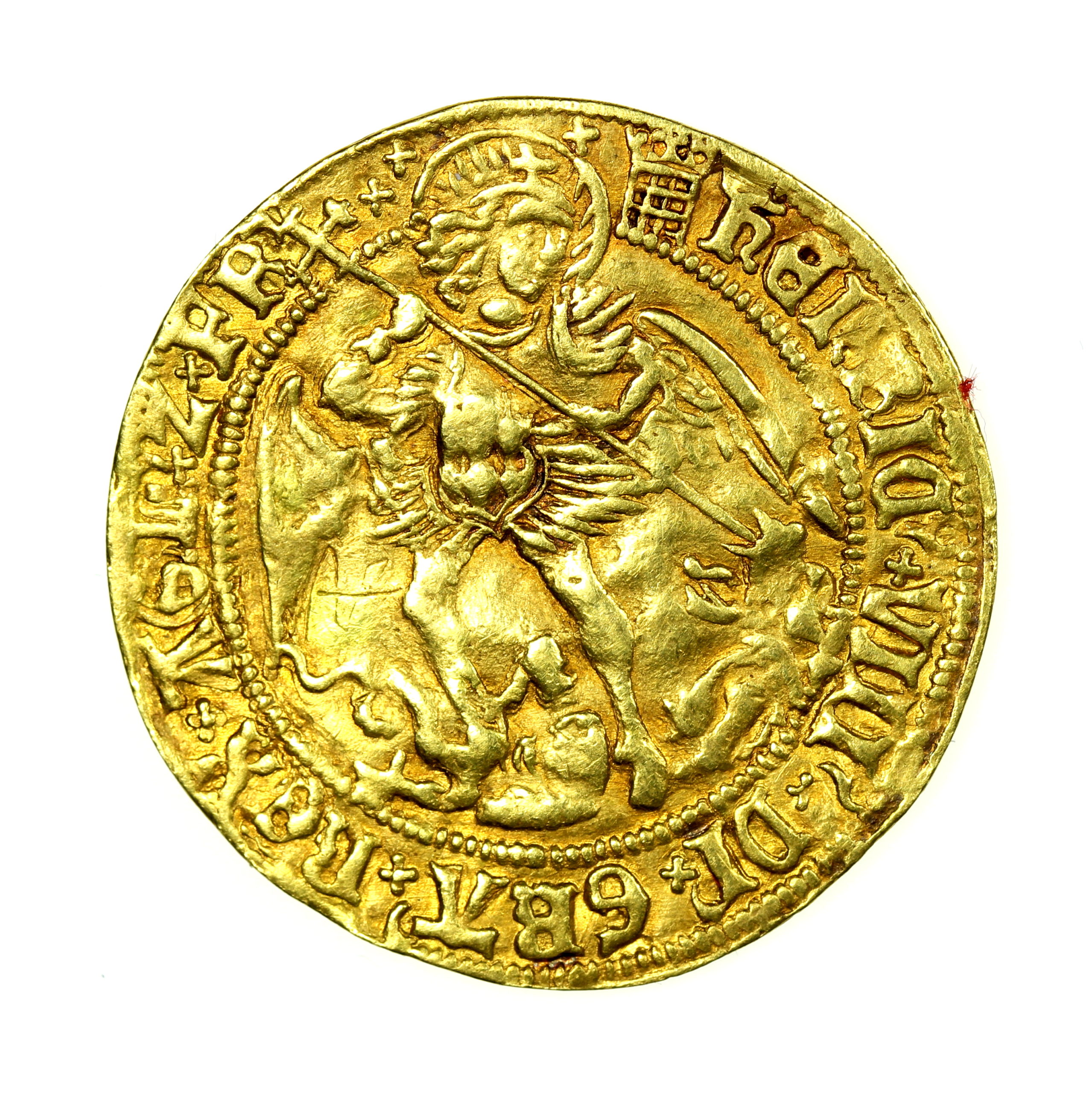 Henry VIII AD 1509-1547 Gold Angel 1st Coinage - Silbury Coins ...