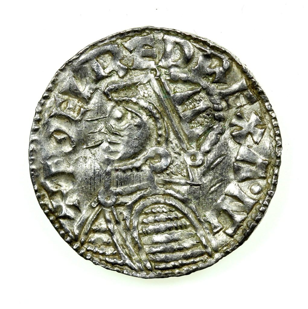 Aethelred II The Unready AD 978-1016 Silver Penny Helmet type Stamford ...