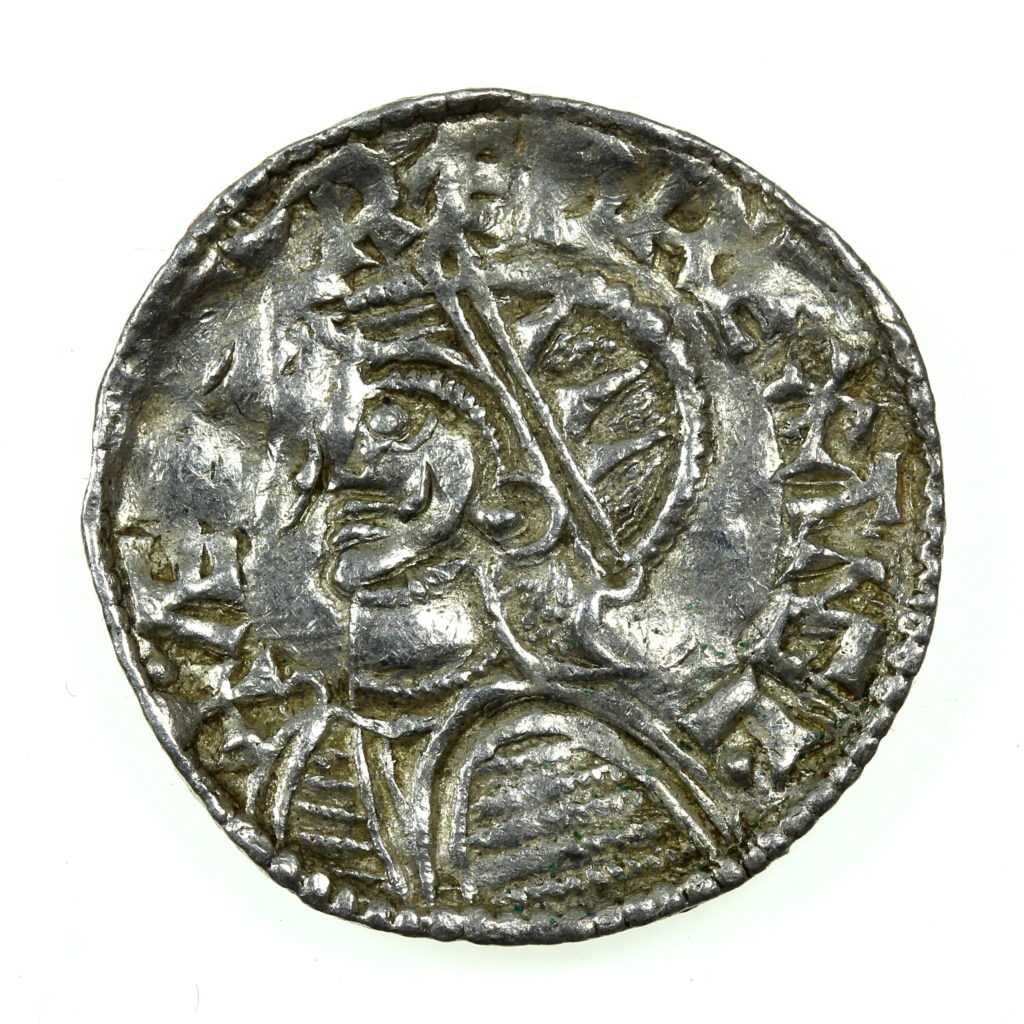 Aethelred II The Unready AD 978-1016 Silver Penny Helmet type ...