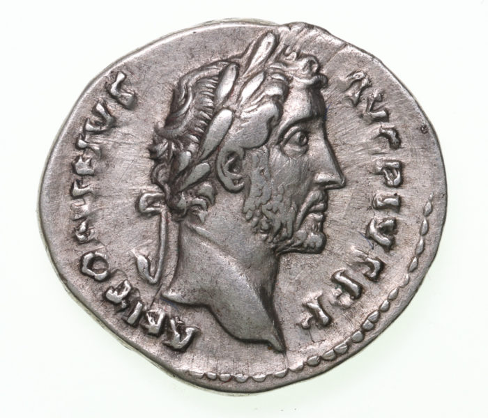 Antoninus Pius AD 138-161 Silver Denarius Rome