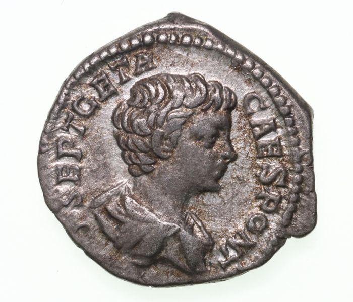 Geta AD 209-211 Silver Denarius Rome