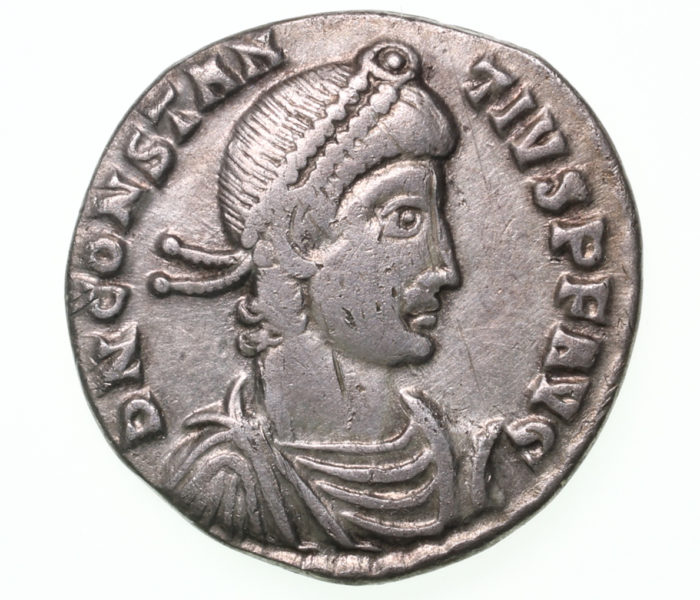 Constantius II AD 337-361 Silver Siliqua Lugdunum The Colkirk Hoard