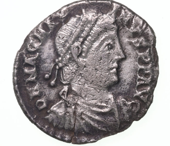 Magnus Maximus AD 383-388 Silver Siliqua Trier The Colkirk Hoard