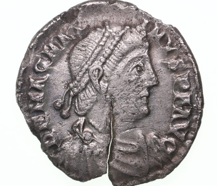 Magnus Maximus AD 383-388 Silver Siliqua Trier The Colkirk Hoard