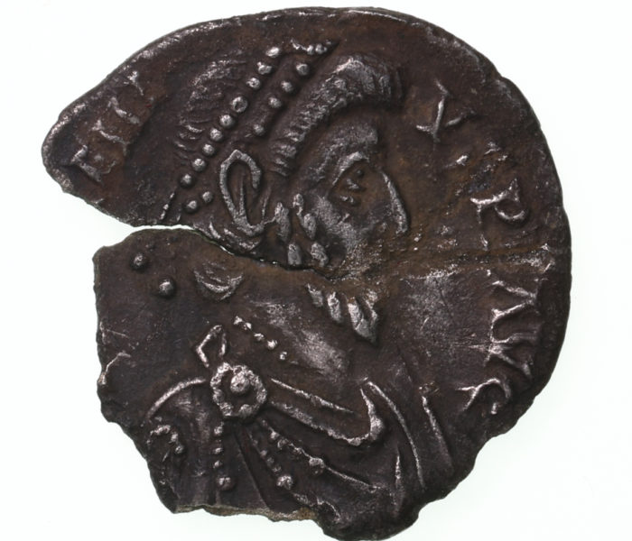 Eugenius AD 392-394 Silver Siliqua Trier The Colkirk Hoard