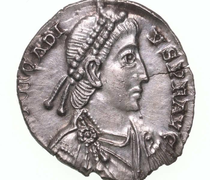 Arcadius AD 383-408 Silver Siliqua Milan The Colkirk Hoard