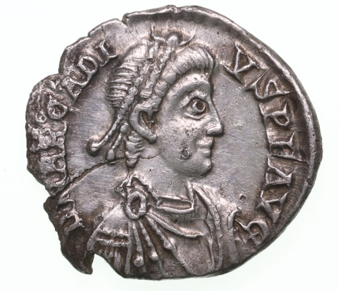 Arcadius AD 383-408 Silver Siliqua Milan The Colkirk Hoard