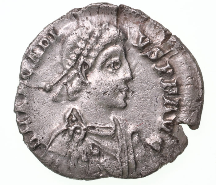 Arcadius AD 383-408 Silver Siliqua Milan The Colkirk Hoard