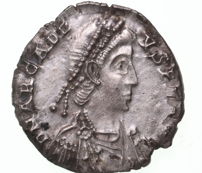 Arcadius AD 383-408 Silver Siliqua Milan The Colkirk Hoard