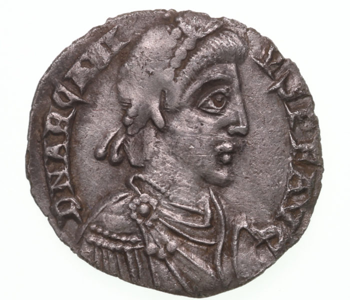 Arcadius AD 383-408 Silver Siliqua Milan The Colkirk Hoard