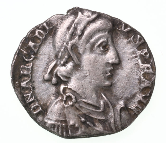 Arcadius AD 383-408 Silver Siliqua Milan The Colkirk Hoard