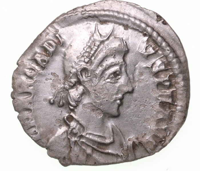 Arcadius AD 383-408 Silver Siliqua Milan The Colkirk Hoard