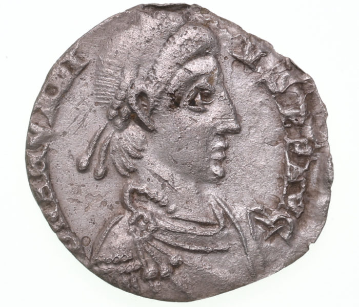 Arcadius AD 383-408 Silver Siliqua Milan The Colkirk Hoard