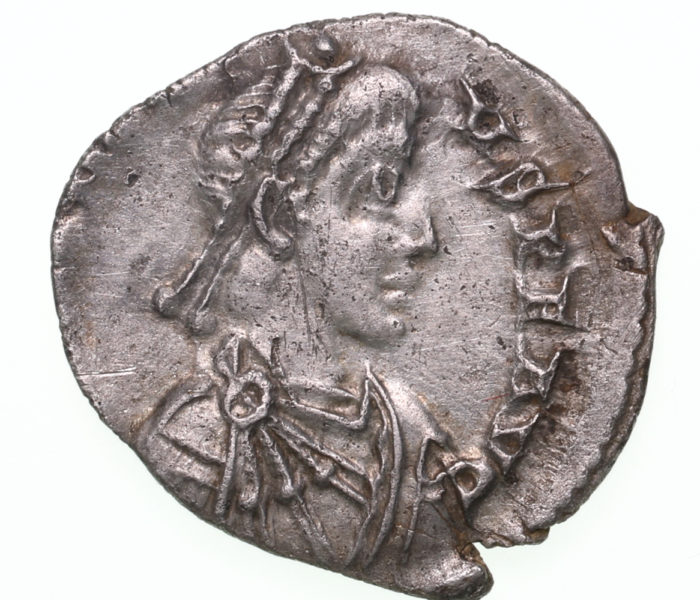 Arcadius AD 383-408 Silver Siliqua Milan The Colkirk Hoard