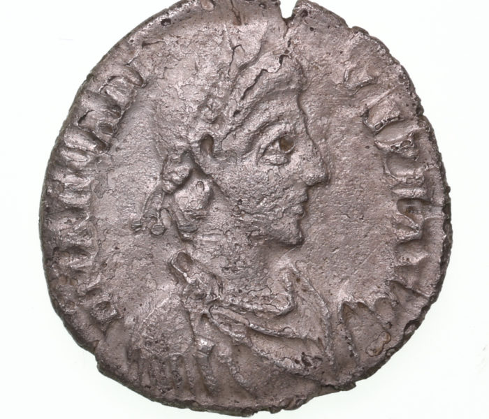 Arcadius AD 383-408 Silver Siliqua Milan The Colkirk Hoard