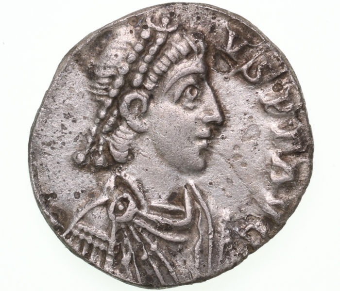 Arcadius AD 383-408 Silver Siliqua Milan The Colkirk Hoard