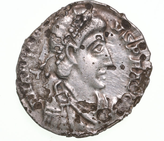 Arcadius AD 383-408 Silver Siliqua Milan The Colkirk Hoard