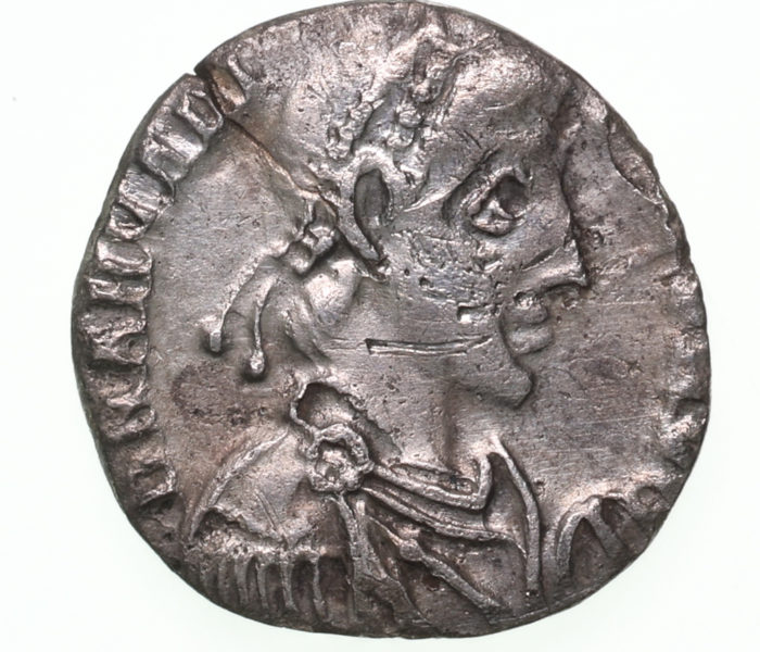 Arcadius AD 383-408 Silver Siliqua Milan The Colkirk Hoard