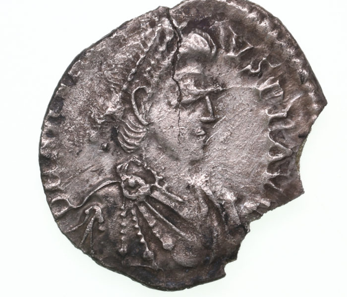 Arcadius AD 383-408 Silver Siliqua Milan The Colkirk Hoard