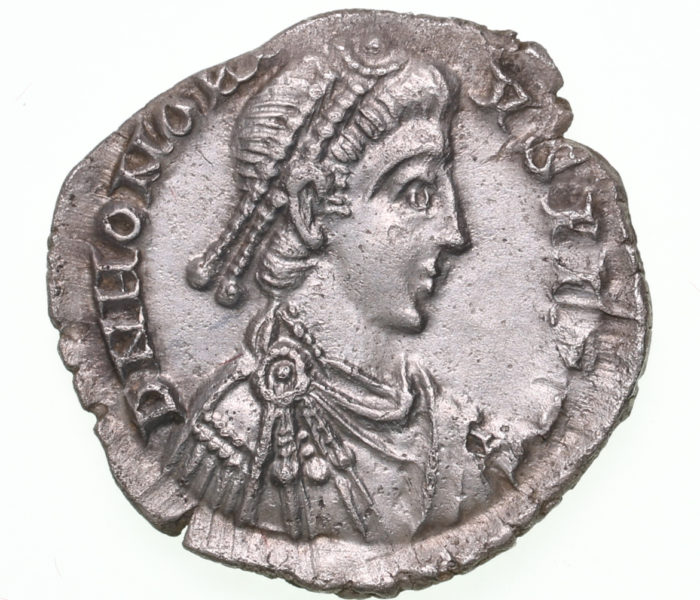 Honorius AD 393-423 Silver Siliqua Milan The Colkirk Hoard